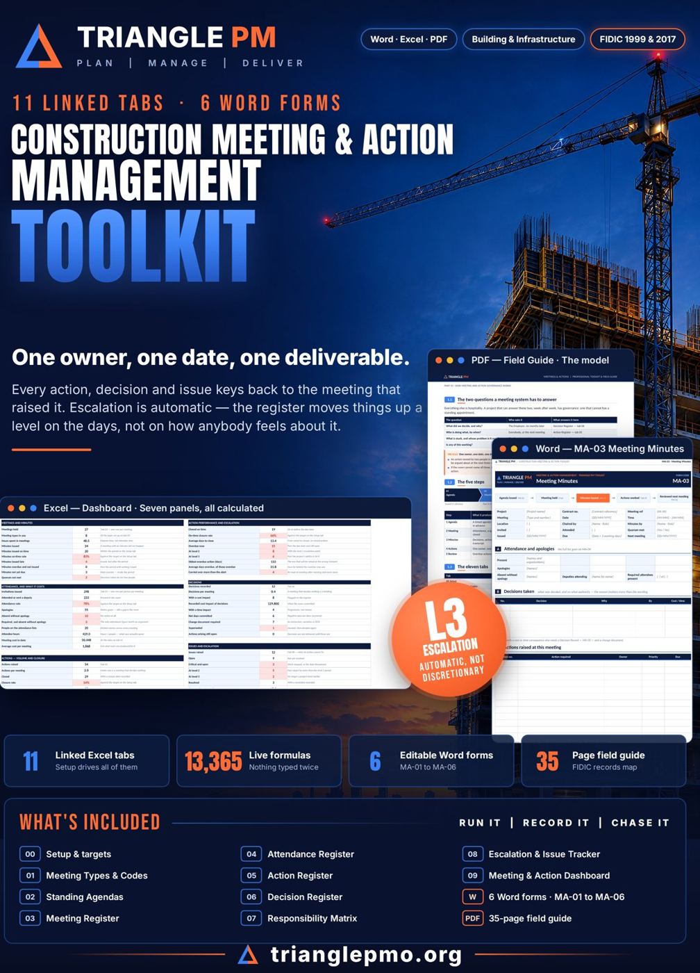 Construction Meeting & Action Management Toolkit